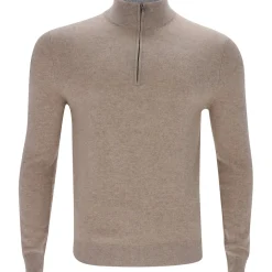 Dunning Campbell Cashmere 1/4 Zip Sweater Pullover Golf Apparel