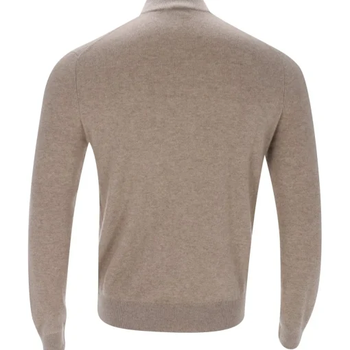 Dunning Campbell Cashmere 1/4 Zip Sweater Pullover Golf Apparel