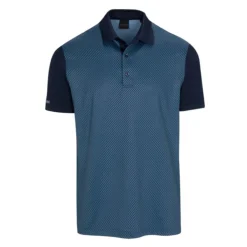Dunning Cavan Ventilated Jersey Performance Shirt Polo Short Sleeve Golf Apparel