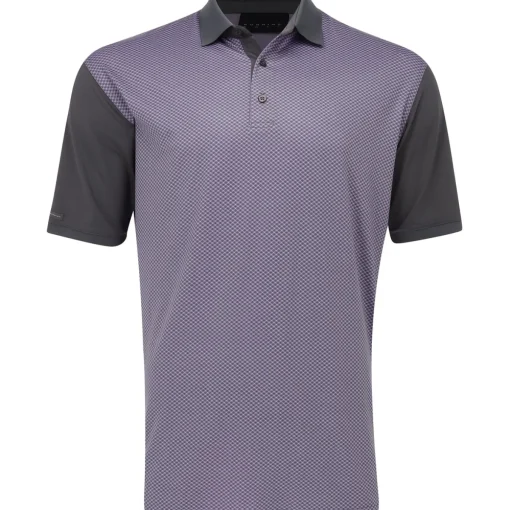 Dunning Cavan Ventilated Jersey Performance Shirt Polo Short Sleeve Golf Apparel