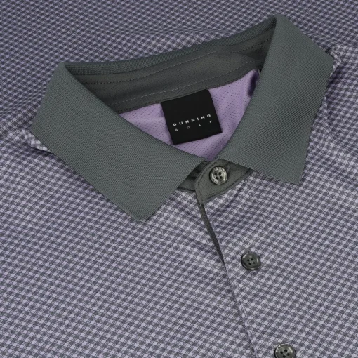 Dunning Cavan Ventilated Jersey Performance Shirt Polo Short Sleeve Golf Apparel