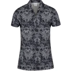 Dunning Chloe Jersey Performance Zip Shirt Polo Short Sleeve Golf Apparel