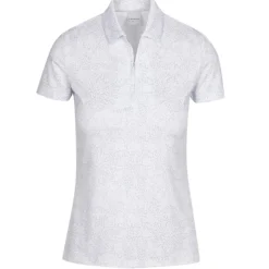 Dunning Chloe Jersey Performance Zip Shirt Polo Short Sleeve Golf Apparel