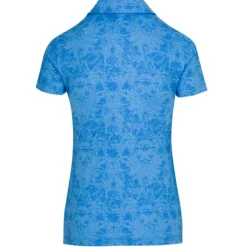 Dunning Chloe Jersey Performance Zip Shirt Polo Short Sleeve Golf Apparel