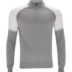 Dunning Connor All-Season Colorblock 1/4 Zip Sweater Pullover Golf Apparel
