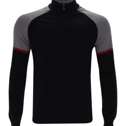 Dunning Connor All-Season Colorblock 1/4 Zip Sweater Pullover Golf Apparel