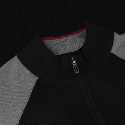 Dunning Connor All-Season Colorblock 1/4 Zip Sweater Pullover Golf Apparel