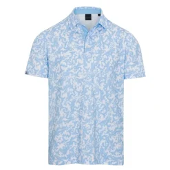 Dunning Curran Ventilated Performance Shirt Polo Short Sleeve Golf Apparel