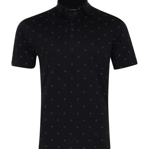 Dunning Dunbar Jersey Performance Shirt Polo Short Sleeve Golf Apparel