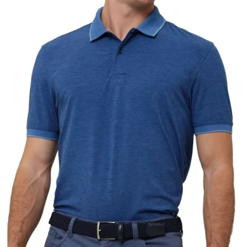 Dunning Fairlane COOLMAX Cotton Shirt Polo Short Sleeve Golf Apparel