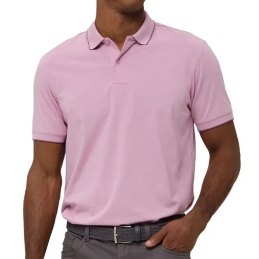 Dunning Fairlane COOLMAX Cotton Shirt Polo Short Sleeve Golf Apparel