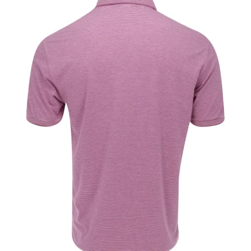 Dunning Fairlane COOLMAX Striped Cotton Shirt Polo Short Sleeve Golf Apparel