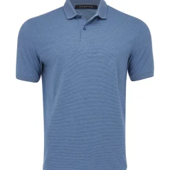 Dunning Fairlane COOLMAX Striped Cotton Shirt Polo Short Sleeve Golf Apparel
