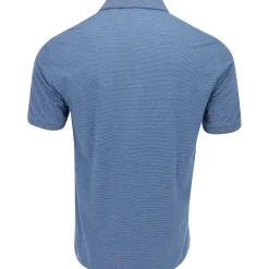 Dunning Fairlane COOLMAX Striped Cotton Shirt Polo Short Sleeve Golf Apparel