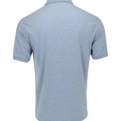 Dunning Fairlane COOLMAX Striped Cotton Shirt Polo Short Sleeve Golf Apparel