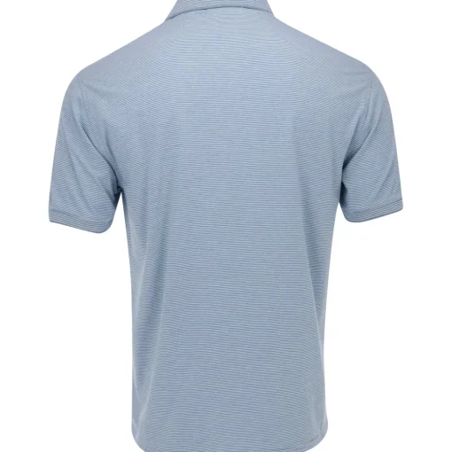 Dunning Fairlane COOLMAX Striped Cotton Shirt Polo Short Sleeve Golf Apparel