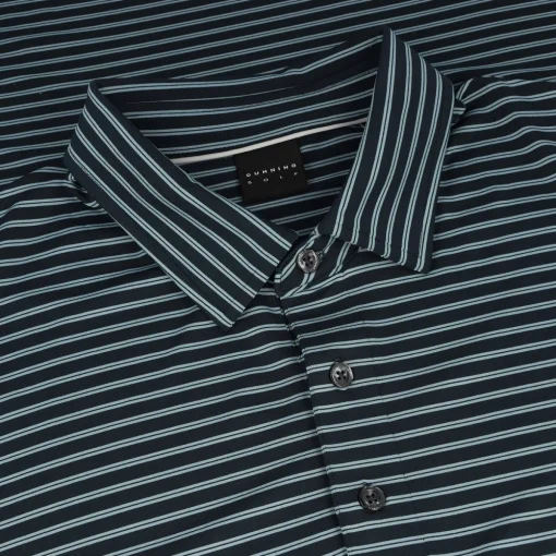Dunning Fairway Jersey Performance Shirt Polo Short Sleeve Golf Apparel