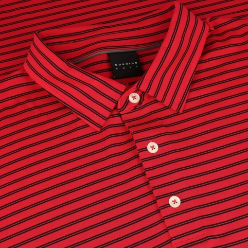 Dunning Fairway Jersey Performance Shirt Polo Short Sleeve Golf Apparel