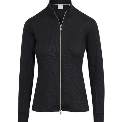 Dunning Fallow Embossed Jersey Performance Full-Zip Outerwear Jacket Golf Apparel