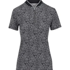 Dunning Fallow Ventilated Performance Shirt Polo Short Sleeve Golf Apparel