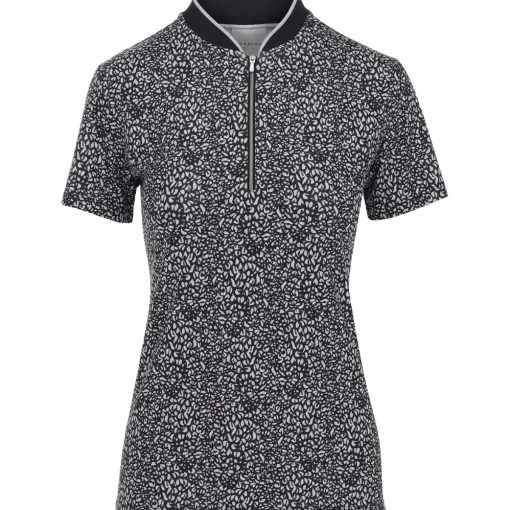 Dunning Fallow Ventilated Performance Shirt Polo Short Sleeve Golf Apparel