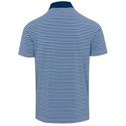 Dunning Fennor Stripe Jersey Performance Shirt Polo Short Sleeve Golf Apparel