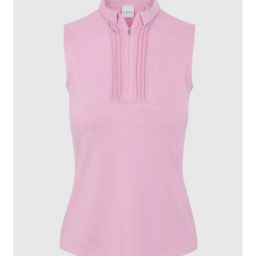Dunning Freya Jersey Performance Sleeveless Shirt Polo Short Sleeve Golf Apparel