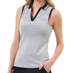 Dunning Glasson Performance Sleeveless Shirt Polo Short Sleeve Golf Apparel