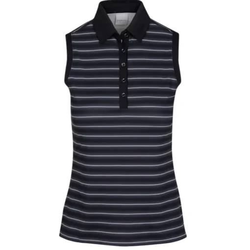 Dunning Hailey Jersey Performance Sleeveless Shirt Polo Short Sleeve Golf Apparel