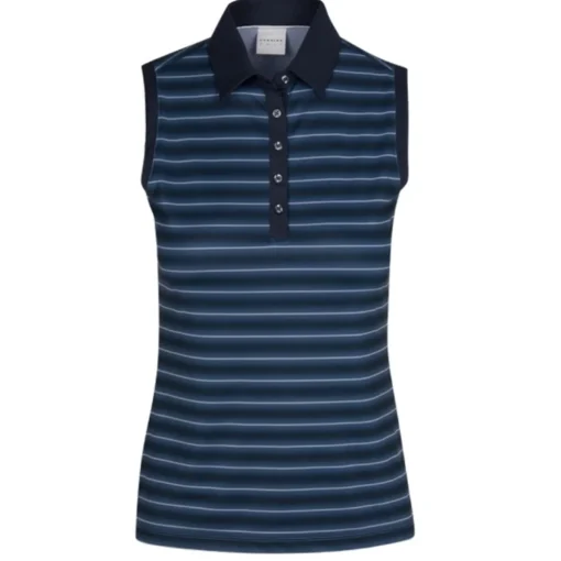Dunning Hailey Jersey Performance Sleeveless Shirt Polo Short Sleeve Golf Apparel