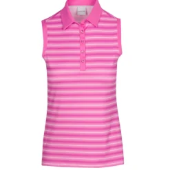 Dunning Hailey Jersey Performance Sleeveless Shirt Polo Short Sleeve Golf Apparel