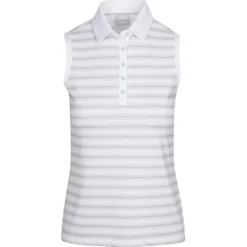 Dunning Hailey Jersey Performance Sleeveless Shirt Polo Short Sleeve Golf Apparel