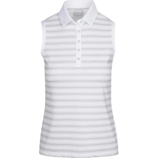 Dunning Hailey Jersey Performance Sleeveless Shirt Polo Short Sleeve Golf Apparel