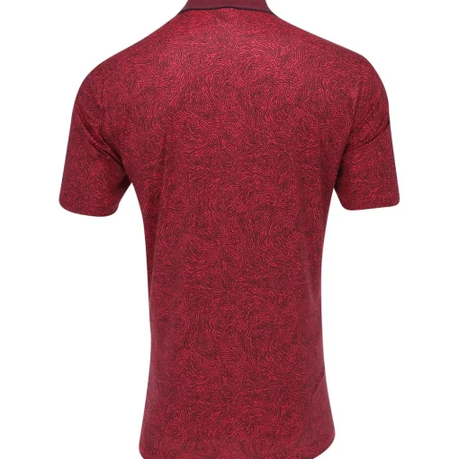 Dunning Hampton Ventilated Jersey Performance Shirt Polo Short Sleeve Golf Apparel