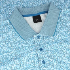 Dunning Hampton Ventilated Jersey Performance Shirt Polo Short Sleeve Golf Apparel
