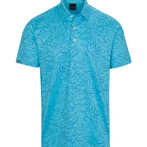Dunning Healy Performance Shirt Polo Short Sleeve Golf Apparel