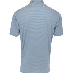 Dunning Helsby Stripe Jersey Performance Shirt Polo Short Sleeve Golf Apparel