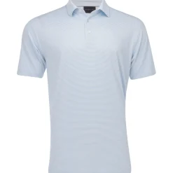 Dunning Helsby Stripe Jersey Performance Shirt Polo Short Sleeve Golf Apparel