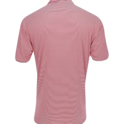 Dunning Helsby Stripe Jersey Performance Shirt Polo Short Sleeve Golf Apparel