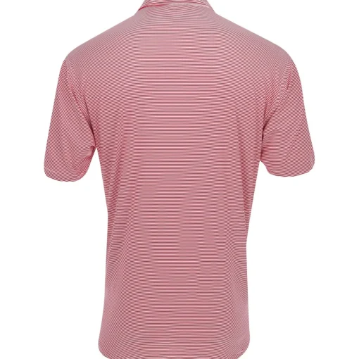 Dunning Helsby Stripe Jersey Performance Shirt Polo Short Sleeve Golf Apparel