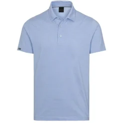 Dunning Helsby Stripe Jersey Performance Shirt Polo Short Sleeve Golf Apparel