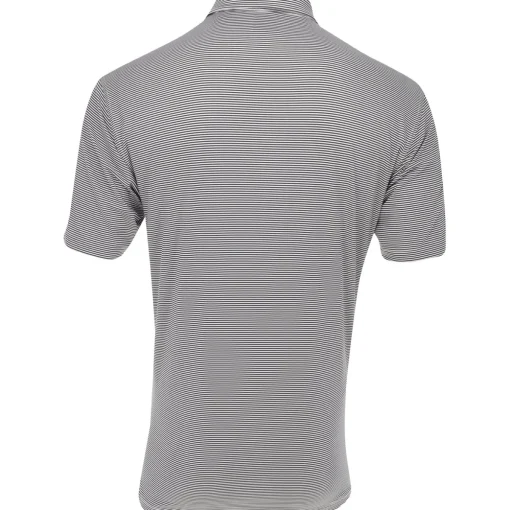 Dunning Helsby Stripe Jersey Performance Shirt Polo Short Sleeve Golf Apparel