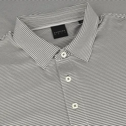 Dunning Helsby Stripe Jersey Performance Shirt Polo Short Sleeve Golf Apparel