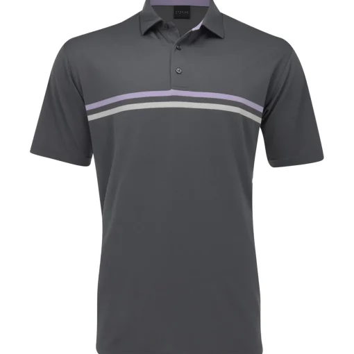 Dunning Highland Pique Performance Shirt Polo Short Sleeve Golf Apparel
