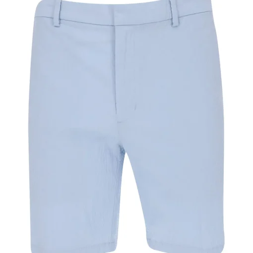 Dunning Liam Stretch Seersucker Shorts Flat Front Golf Apparel