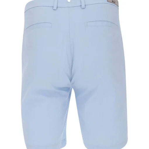 Dunning Liam Stretch Seersucker Shorts Flat Front Golf Apparel