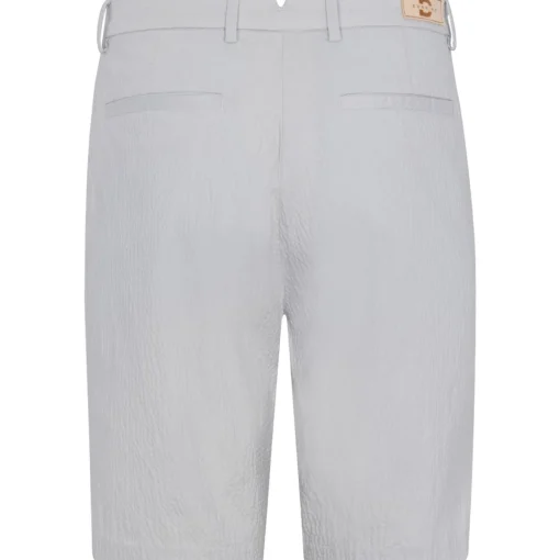 Dunning Liam Stretch Seersucker Shorts Flat Front Golf Apparel