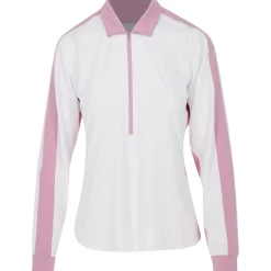 Dunning Moira Ventilated Performance Shirt Polo Long Sleeve Golf Apparel