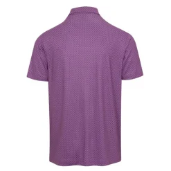 Dunning Monogram Jersey Performance Shirt Polo Short Sleeve Golf Apparel