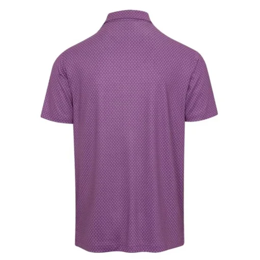 Dunning Monogram Jersey Performance Shirt Polo Short Sleeve Golf Apparel